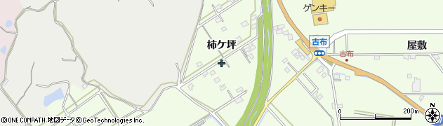 愛知県美浜町（知多郡）古布（柿ケ坪）周辺の地図