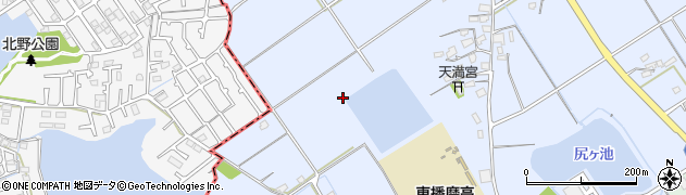 兵庫県稲美町（加古郡）中一色周辺の地図