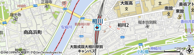 相川駅周辺の地図