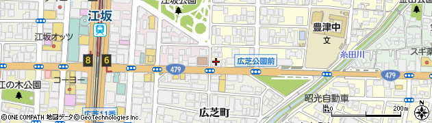 カギの救急車・北大阪・吹田受付周辺の地図