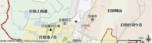 京都府京田辺市打田宮下周辺の地図