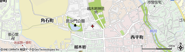 兵庫県西宮市毘沙門町1周辺の地図