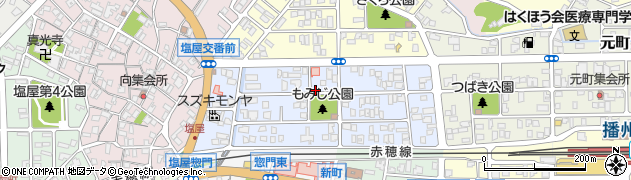 兵庫県赤穂市大町周辺の地図