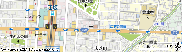 木曽路 江坂店周辺の地図