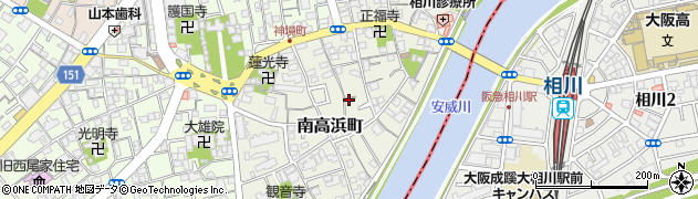大阪府吹田市南高浜町周辺の地図