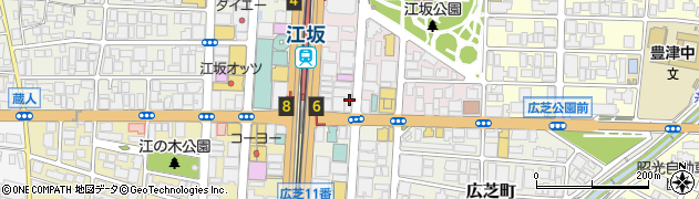 株式会社みずほ銀行　江坂支店ご融資ローンの相談窓口周辺の地図