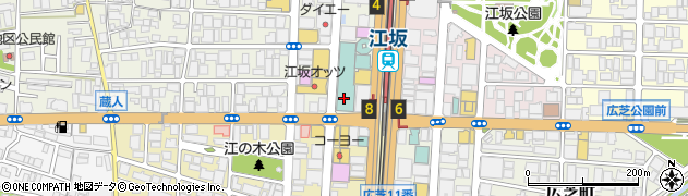 ハンズ江坂店周辺の地図