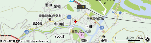 木津警察署笠置駐在所周辺の地図