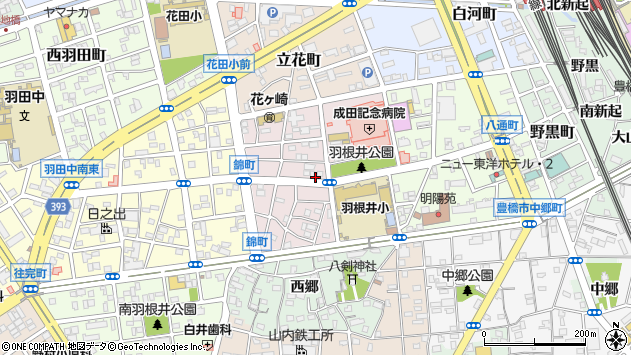 〒441-8029 愛知県豊橋市羽根井本町の地図