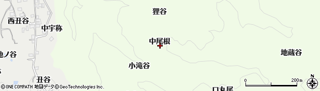 京都府木津川市加茂町北（中尾根）周辺の地図