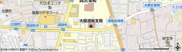 大阪運輸支局周辺の地図