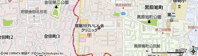 大阪府寝屋川市黒原新町周辺の地図