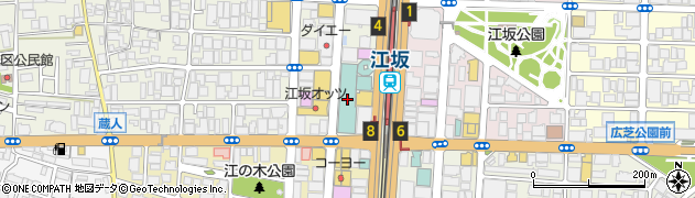 家族亭 江坂店周辺の地図