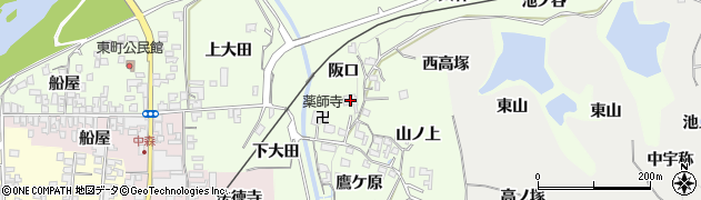 京都府木津川市加茂町北（阪口）周辺の地図