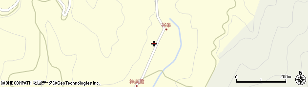 岡山県高梁市川上町七地1221周辺の地図