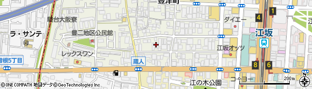 株式会社明石スクールユニフォームカンパニー　大阪支店周辺の地図