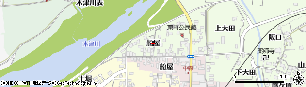 京都府木津川市加茂町北（船屋）周辺の地図