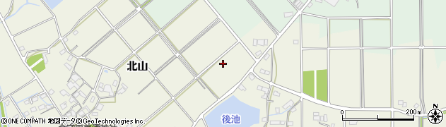 兵庫県稲美町（加古郡）北山周辺の地図