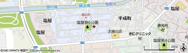 兵庫県赤穂市磯浜町周辺の地図