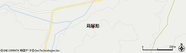 広島県北広島町（山県郡）苅屋形周辺の地図