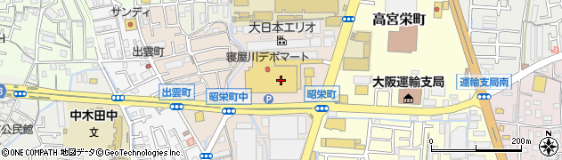 大阪府寝屋川市昭栄町18周辺の地図