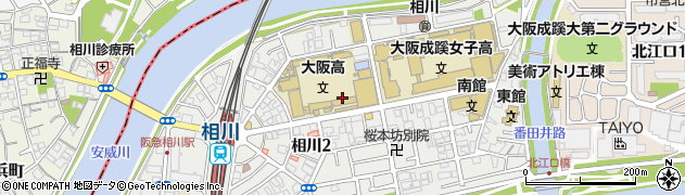 大阪府大阪市東淀川区相川周辺の地図