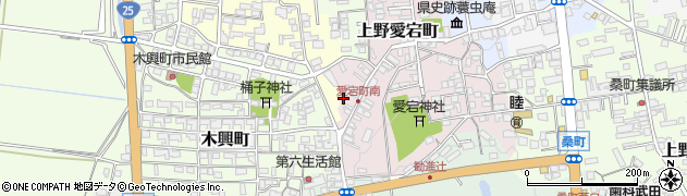 三重県伊賀市上野愛宕町3130周辺の地図