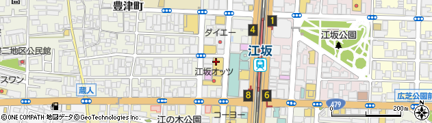 １２３江坂店周辺の地図