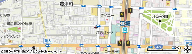 豊味園 江坂本店周辺の地図