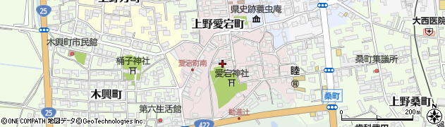 三重県伊賀市上野愛宕町1831周辺の地図