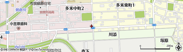 多米東町川添周辺の地図