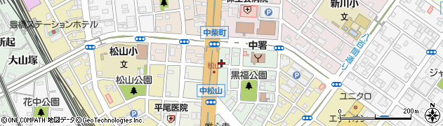 中平通史司法書士事務所周辺の地図