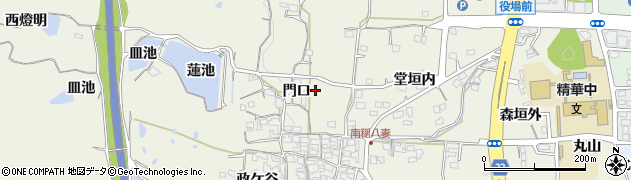 京都府相楽郡精華町南稲八妻周辺の地図