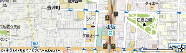 しゃぶしゃぶ どん亭 江坂店周辺の地図