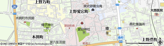 三重県伊賀市上野愛宕町3117周辺の地図