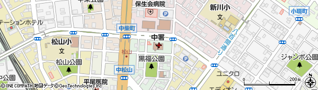 中部地区　市民館周辺の地図