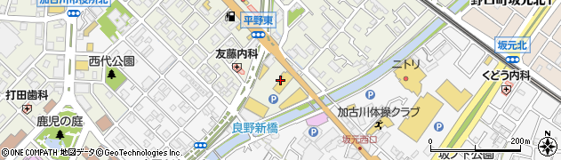 餃子の王将 加古川平野店周辺の地図