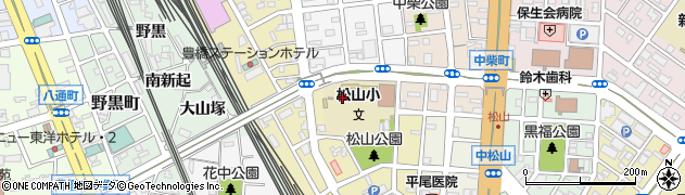 松山校区市民館周辺の地図