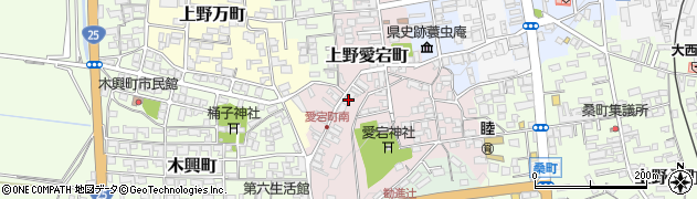 三重県伊賀市上野愛宕町3115周辺の地図