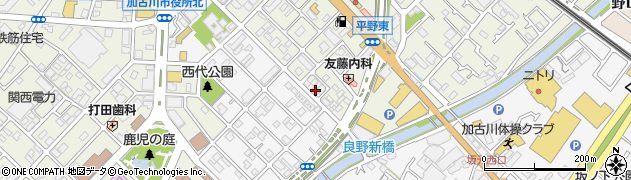 兵庫県加古川市加古川町平野524周辺の地図