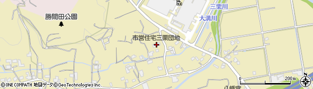 市営住宅三栗団地周辺の地図