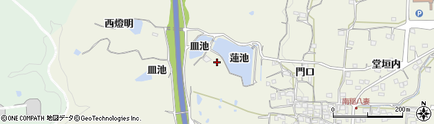 京都府相楽郡精華町南稲八妻蓮池周辺の地図