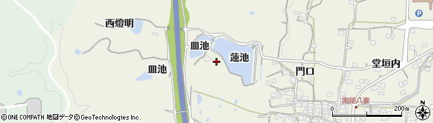 京都府精華町（相楽郡）南稲八妻（蓮池）周辺の地図