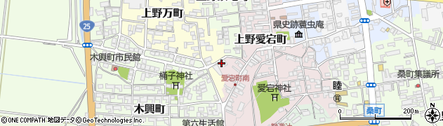 三重県伊賀市上野愛宕町3121周辺の地図