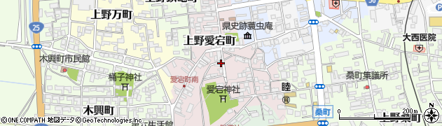 三重県伊賀市上野愛宕町1839周辺の地図