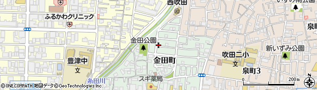 金田公園周辺の地図