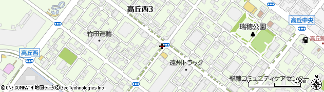 静岡県浜松市中央区高丘西周辺の地図