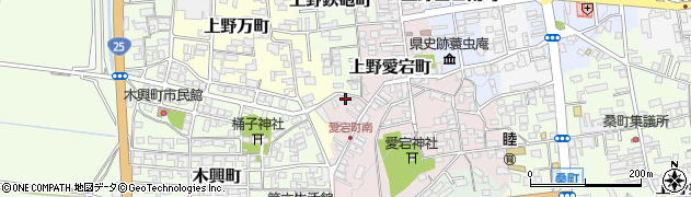 三重県伊賀市上野愛宕町3118周辺の地図