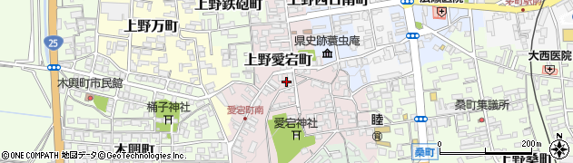 三重県伊賀市上野愛宕町1838周辺の地図