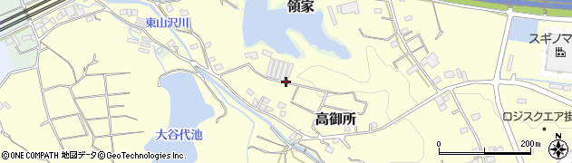 静岡県掛川市高御所周辺の地図